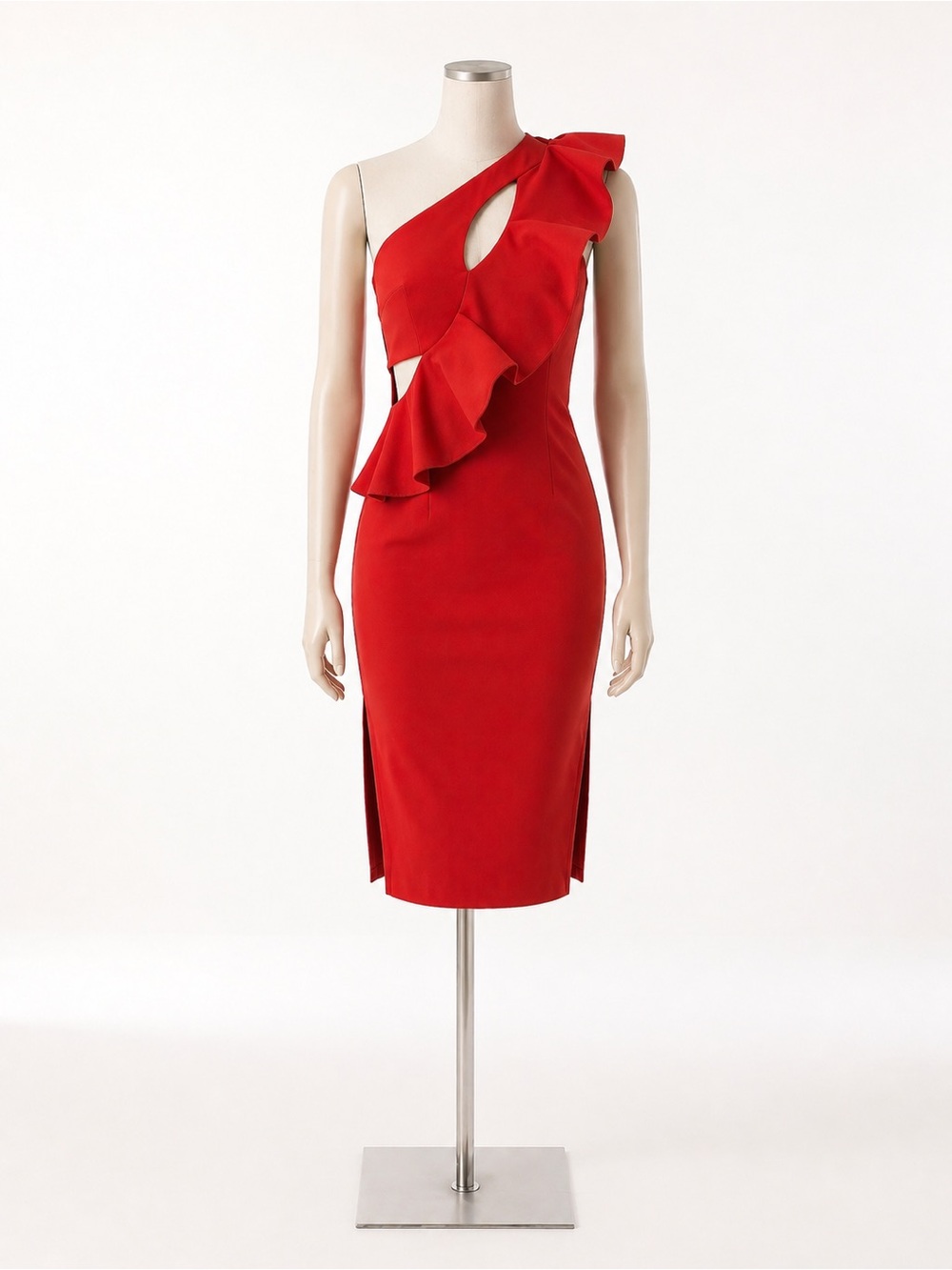 TALULAH Rosa Ruffle Cut-Out Midi - Picture 4 of 7